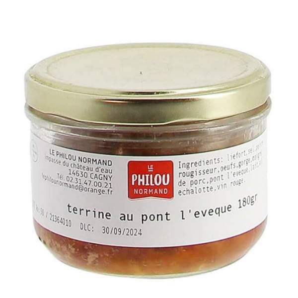Terrine à la mimolette Le philou normand 180g