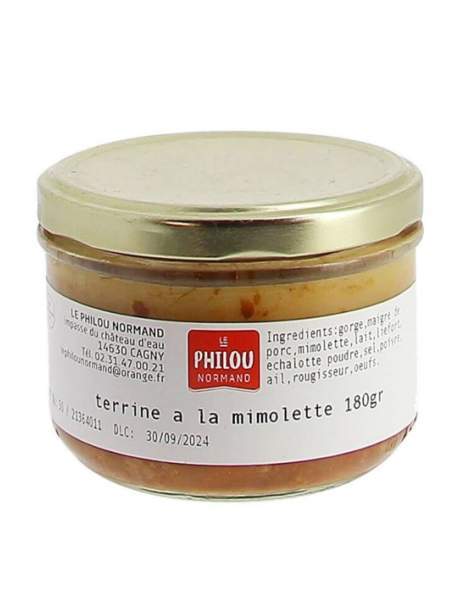 Terrine à la mimolette Le philou normand 180g