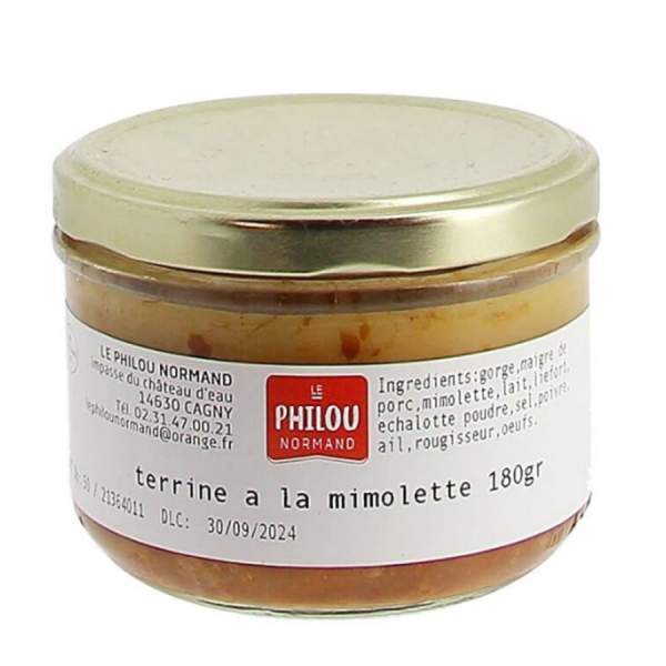 Terrine à la mimolette Le philou normand 180g