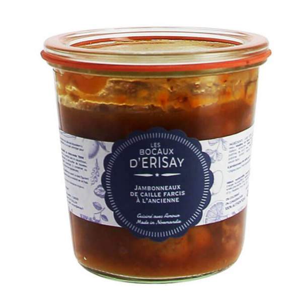 Jambonneaux de caille farcis à l'ancienne 450g