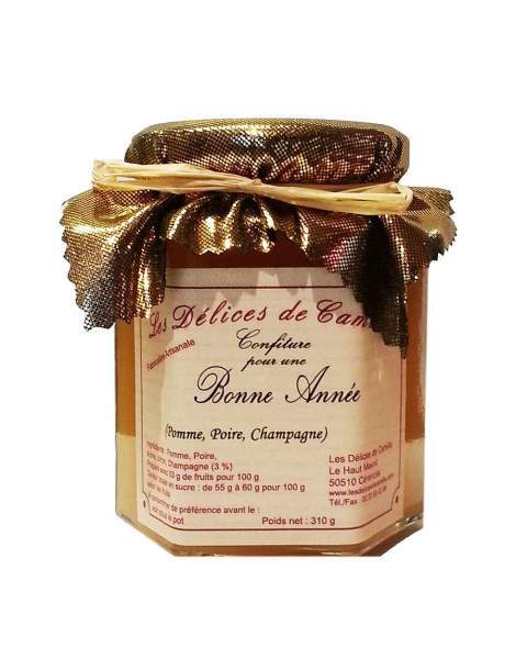 Confiture de Bonne Année à la pomme, poire et champagne
