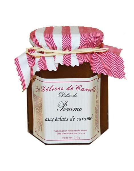 Confiture de pomme aux éclats de caramel 310g