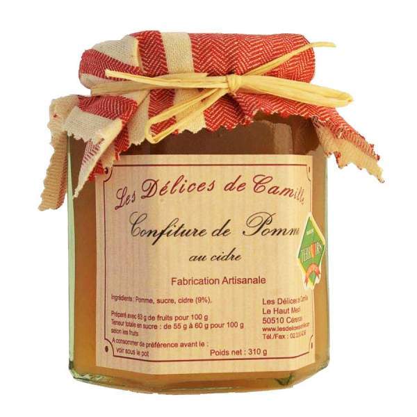 Confiture de Pommes au Cidre 310g