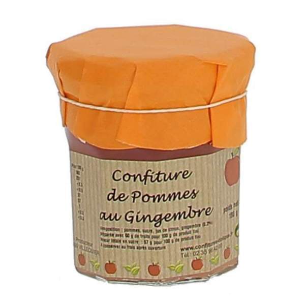 Confiture de pommes au gingembre Dolique 180g
