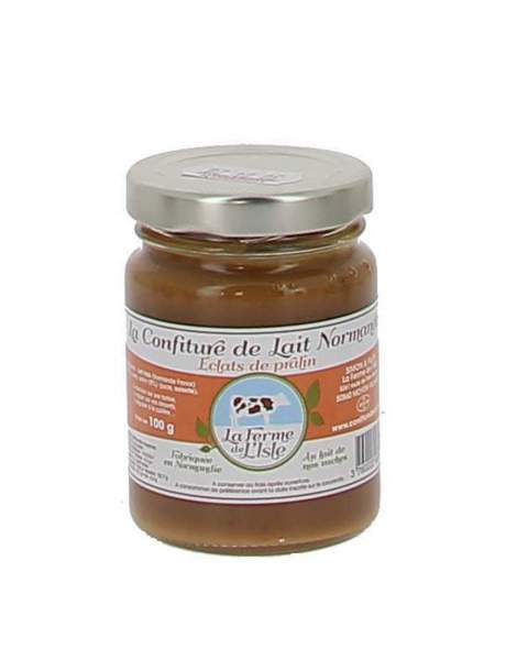 Confiture de lait aux éclats de pralin 100g