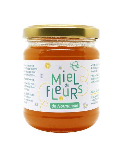 Miel de fleurs de Normandie été Uibie 250g