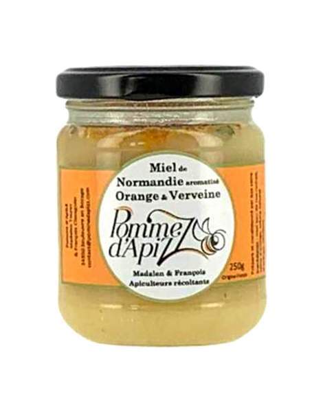 Miel orange verveine Pomme d'apizz 250gr