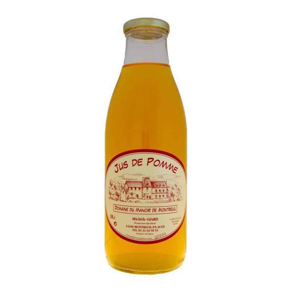 Jus de pomme fermier de Normandie Giard Manoir de Montreuil