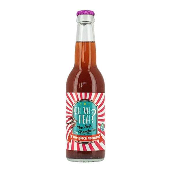 La ferme de la plantaire noire Ça Va Tea noir Framboise 33cl