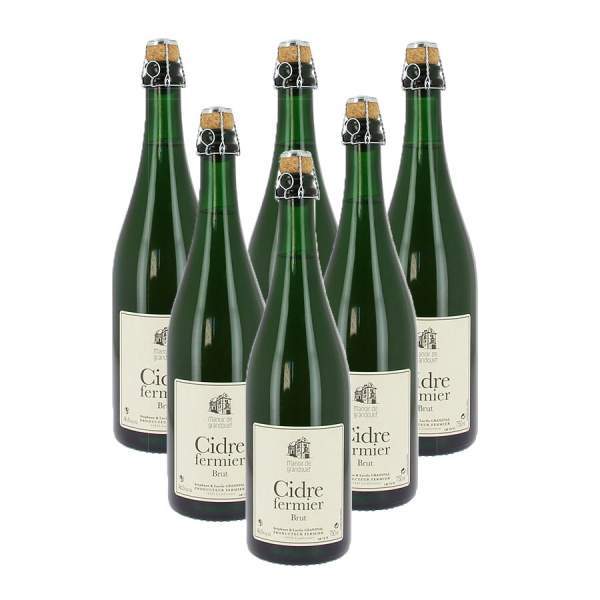 Cidre brut fermier Grandval 75cl par 6