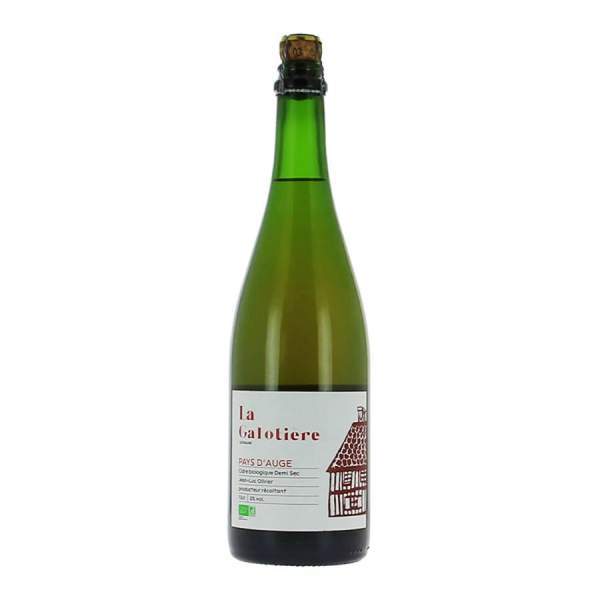 Cidre Pays d'Auge fermier bio la galotière 75cl 4.5%vol