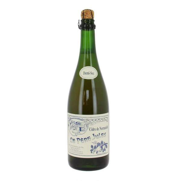 Cidre demi-sec Le père Jules 75cl 4%