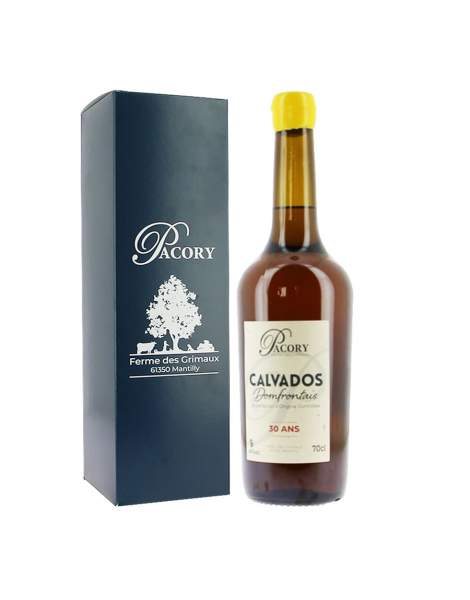 Bouteille de Calvados domfrontais 30 ans Pacory