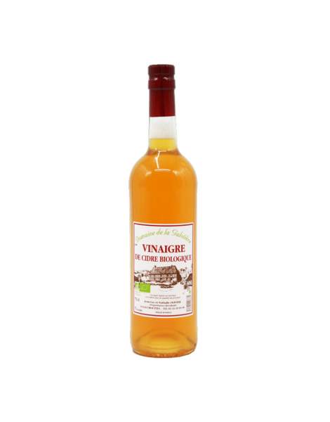 Vinaigre de cidre bio non filtré non pasteurisé vieilli en fût de chêne 75cl