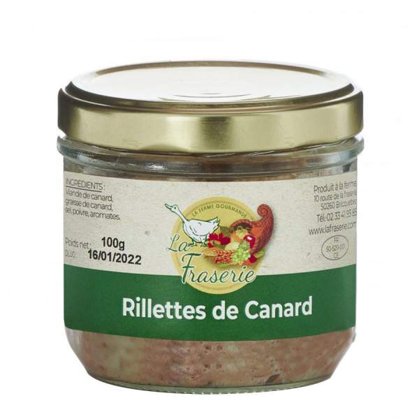 Rillettes de canard 100g - Fraserie