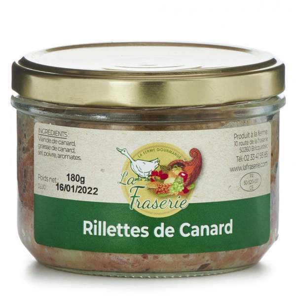 Rillettes de canard 180g - Fraserie