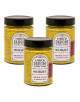 Lot de 3 Moutarde finement broyée 195g
