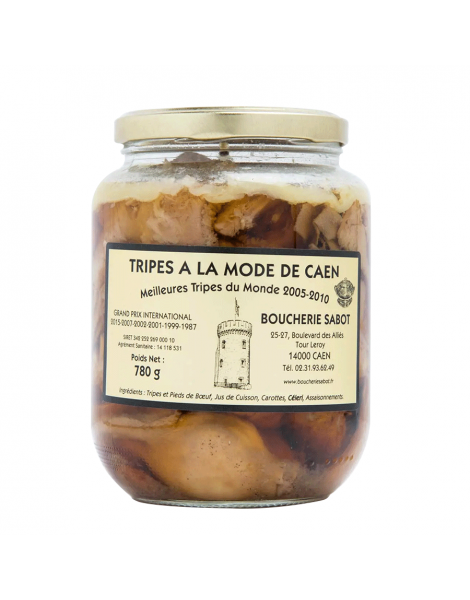 Tripes mode de caen Sabot 800g