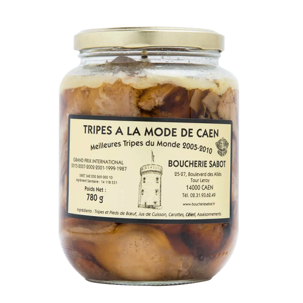 Tripes mode de caen Sabot 800g