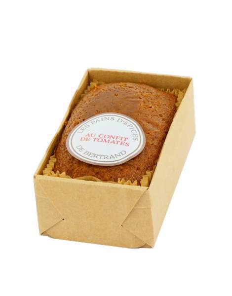 Pain d'épices salé à la tomate confite