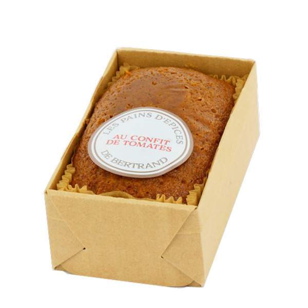 Pain d'épices salé à la tomate confite