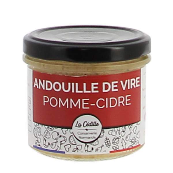 Rillettes andouille de Vire pomme-cidre La Cédille 120g