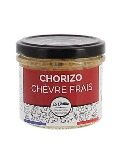 Rillettes chorizo chèvre frais La Cédille 120g