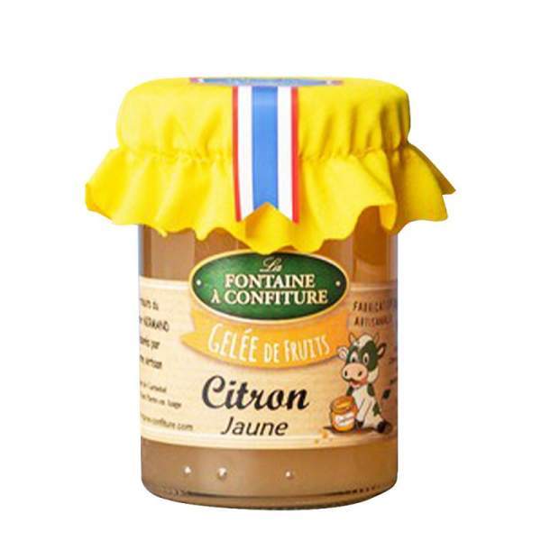Gelée de citron jaune la fontaine à confiture 230g
