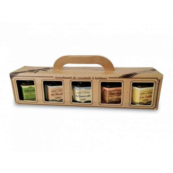 Assortiment 5 crèmes de caramel d'Isigny 5x50g