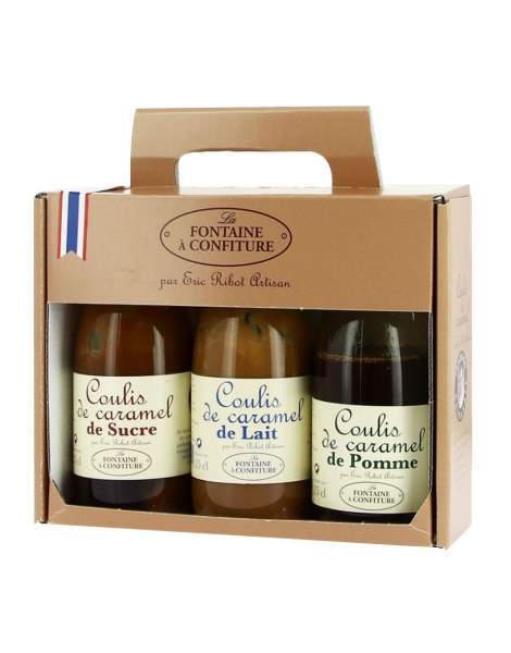 Coffret 3 coulis de caramel 3x250ml