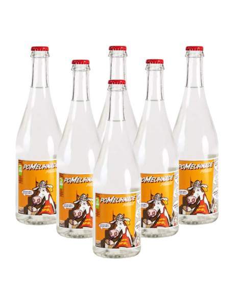 Lot de 6 limonades Pomeuhnade bio 75cl Solibulles