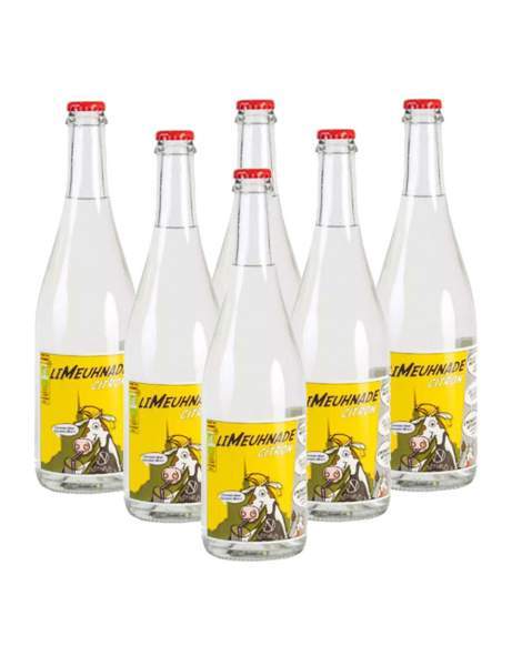 Lot de 6 limonades LiMeuhnade bio citron 75cl
