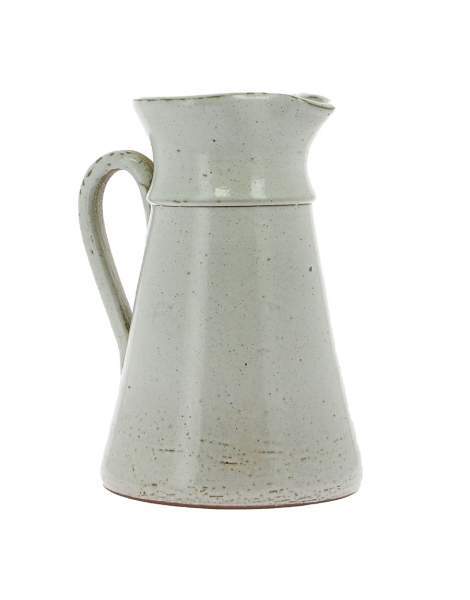 broc à cidre en grès blanc 1L Poterie Turgis