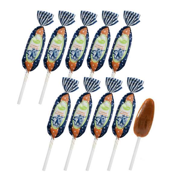 10 sucettes au caramel d'Isigny