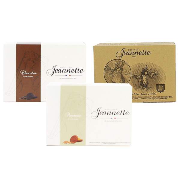Lot de madeleines découvertes Jeannette 3x250g