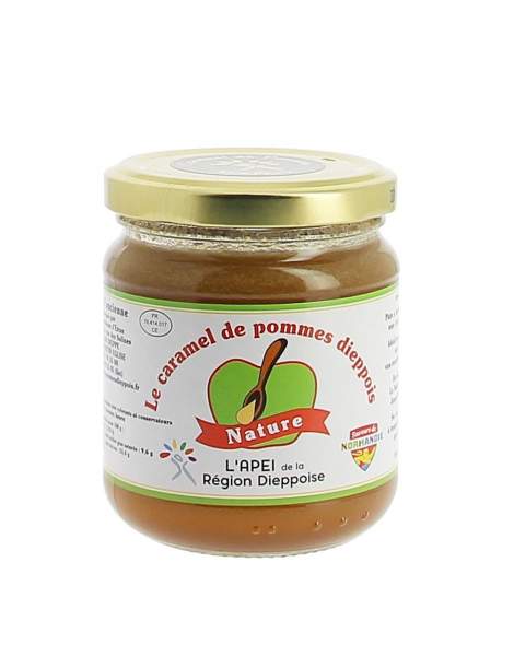Caramel de pommes dieppois nature Les ateliers d'Etran 230g