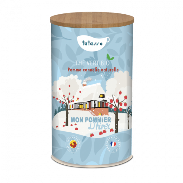 Thé vert bio pomme cannelle - Mon pommier d'hiver - Tatasse 100g