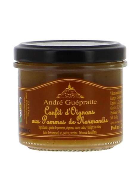 Confit d'oignons aux pommes 120g Guépratte