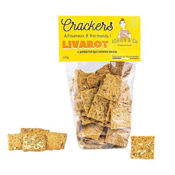 Crackers Livarot Adrien & Cie 100g
