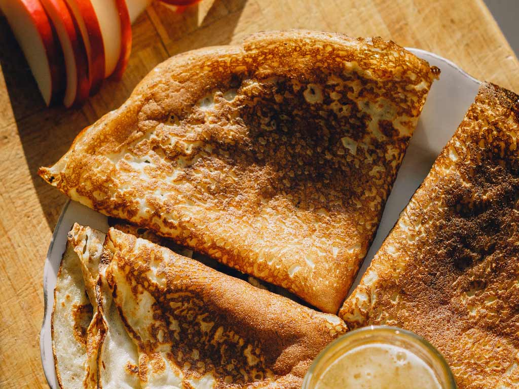 La recette de crêpes normandes