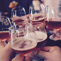 Apéritif à base du cocktail embuscade à partager